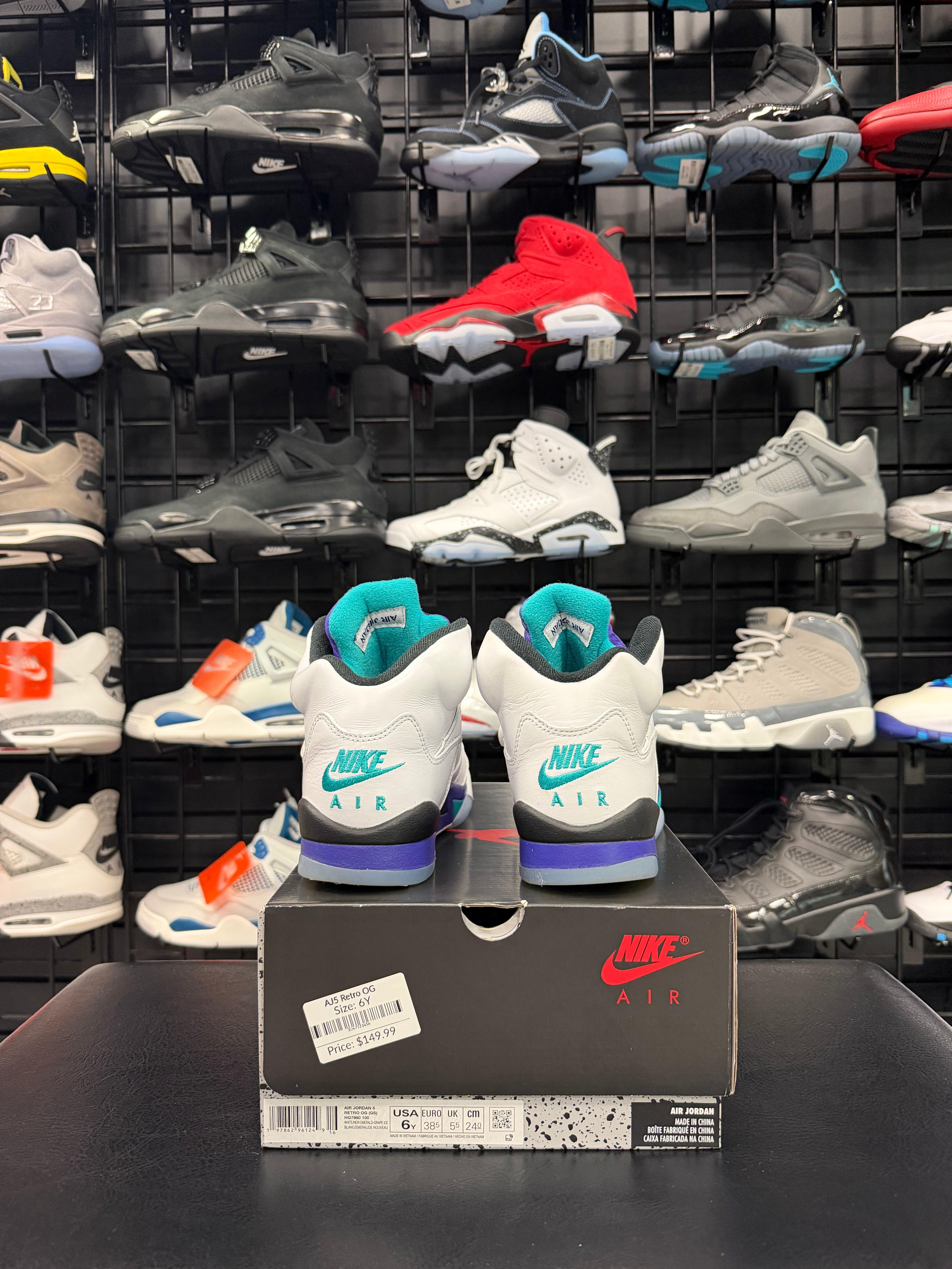 Jordan 5 Retro Grape GS - Visual Streetwear