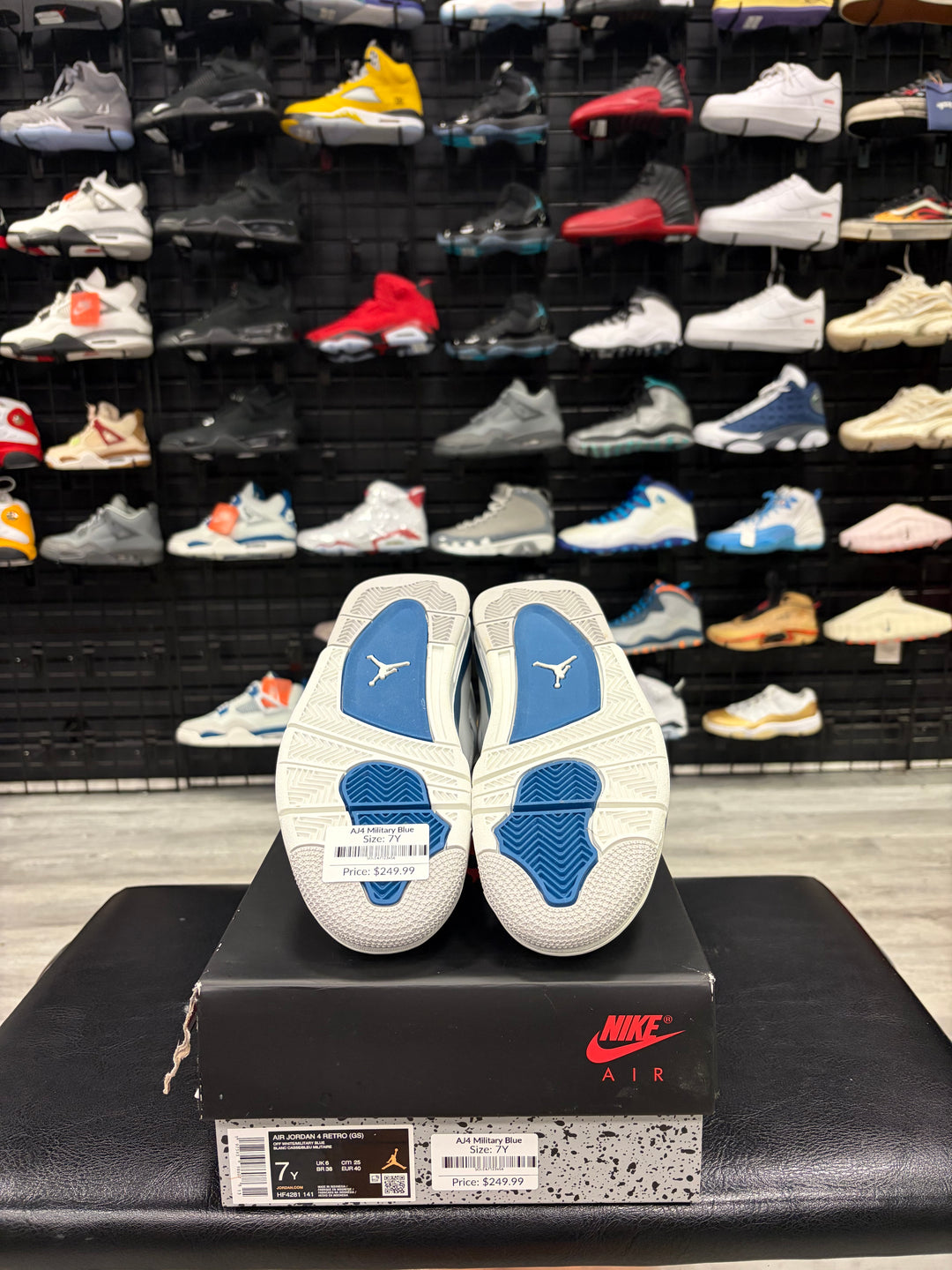 Air Jordan 4 Military Blue - Visual Streetwear