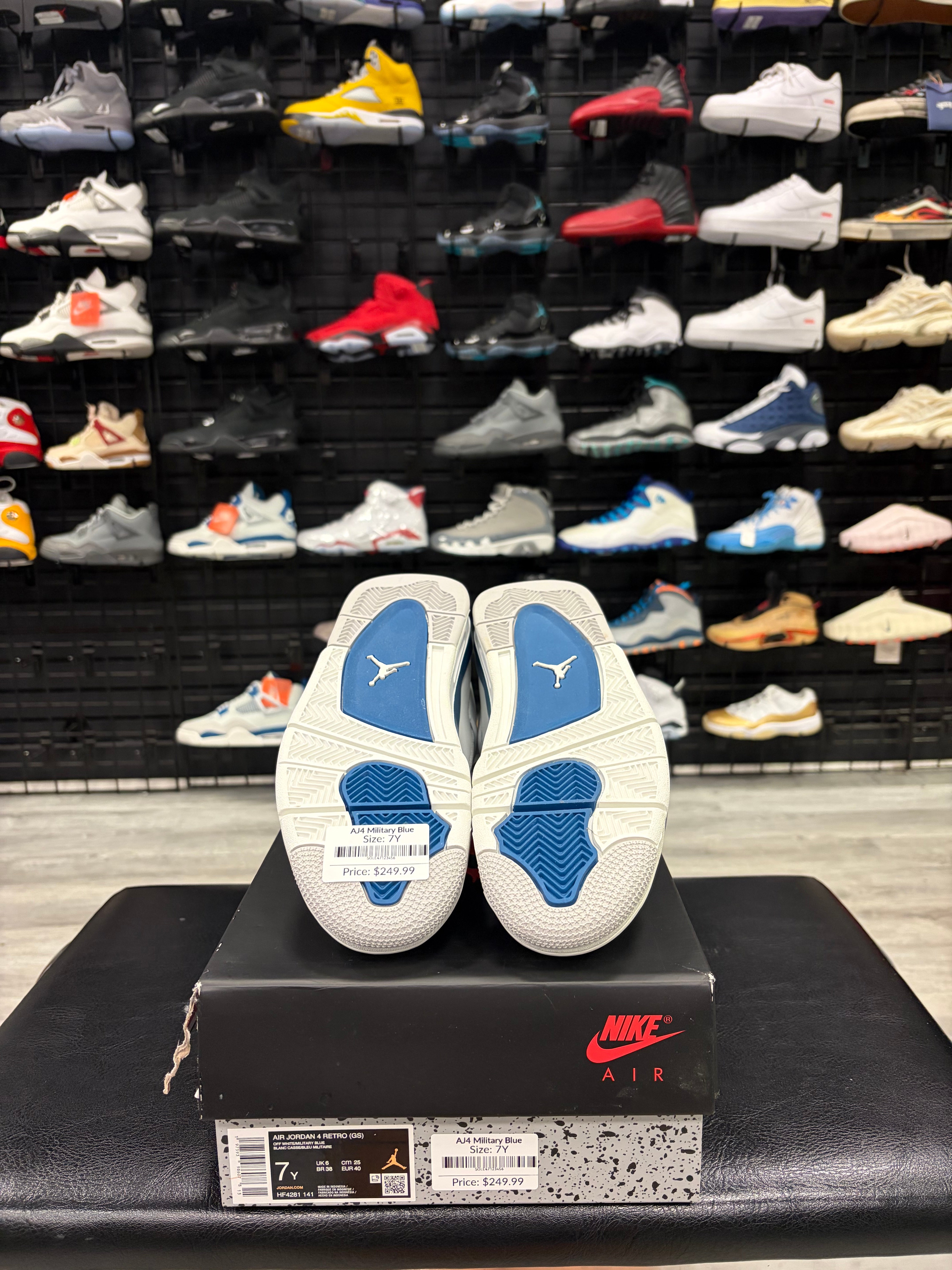 Air Jordan 4 Military Blue - Visual Streetwear