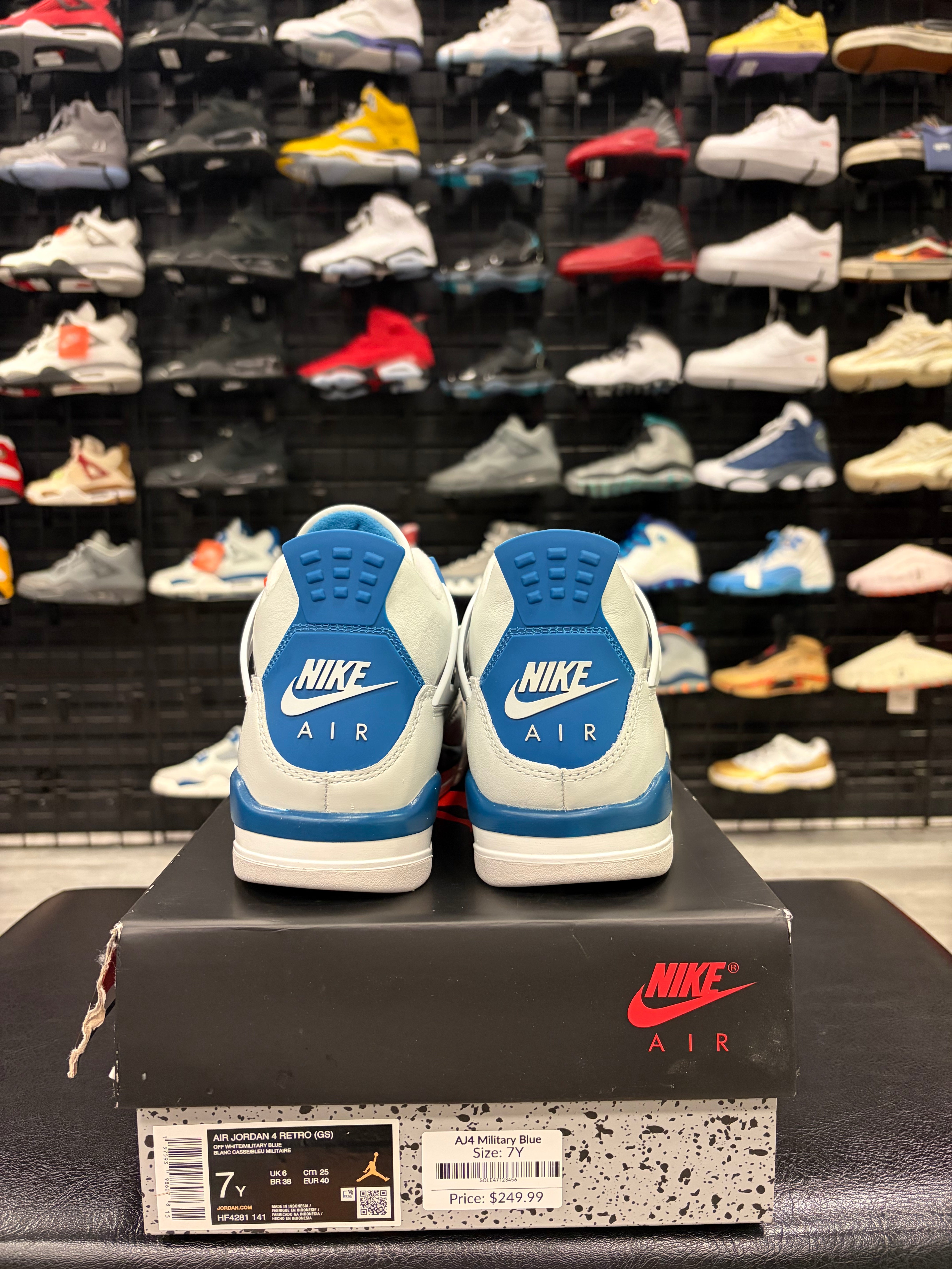 Air Jordan 4 Military Blue - Visual Streetwear