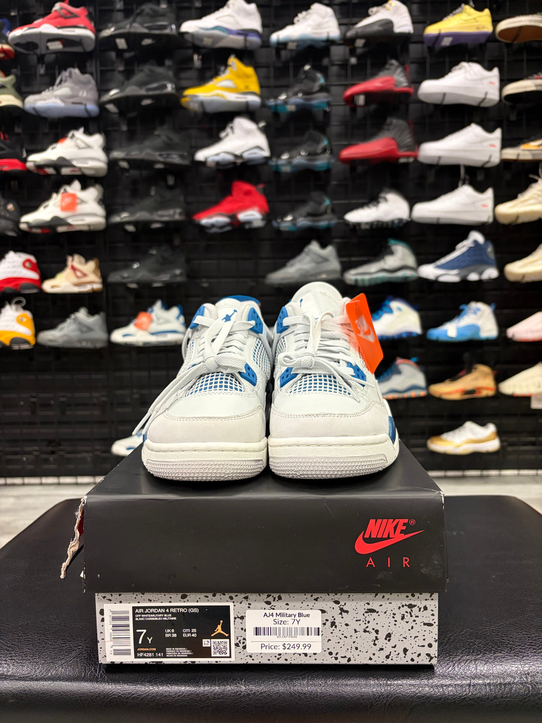 Air Jordan 4 Military Blue - Visual Streetwear